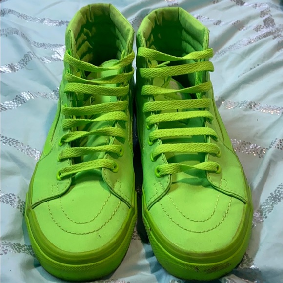 lime green vans journeys